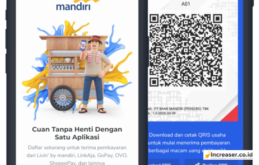 daftar QRIS Mandiri online