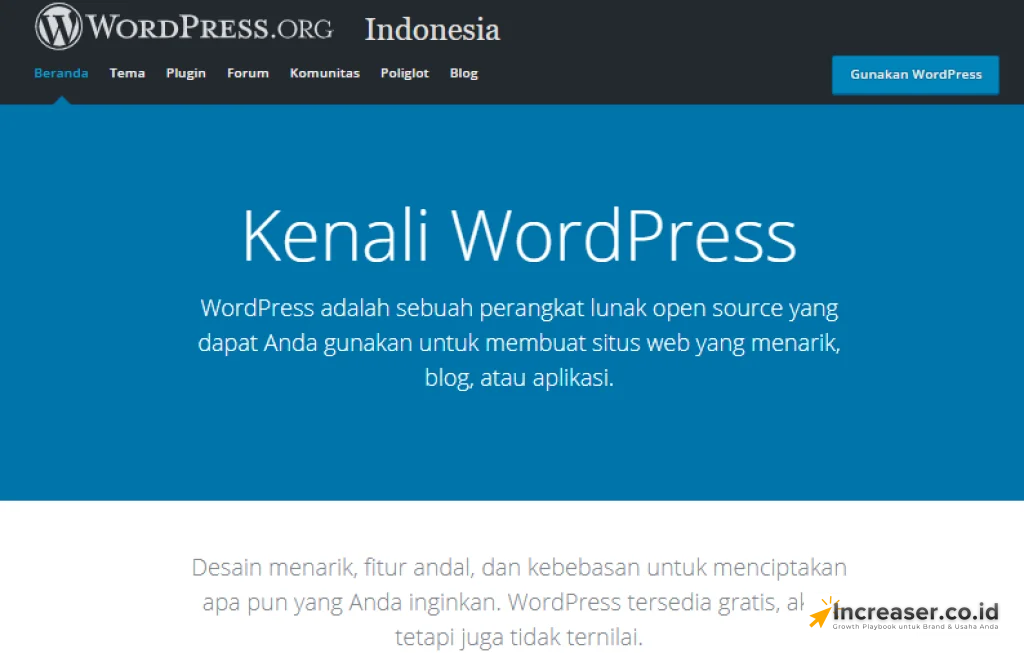 harga desain website wordpress