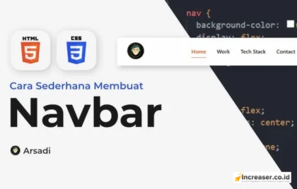 cara membuat website dengan html dan css