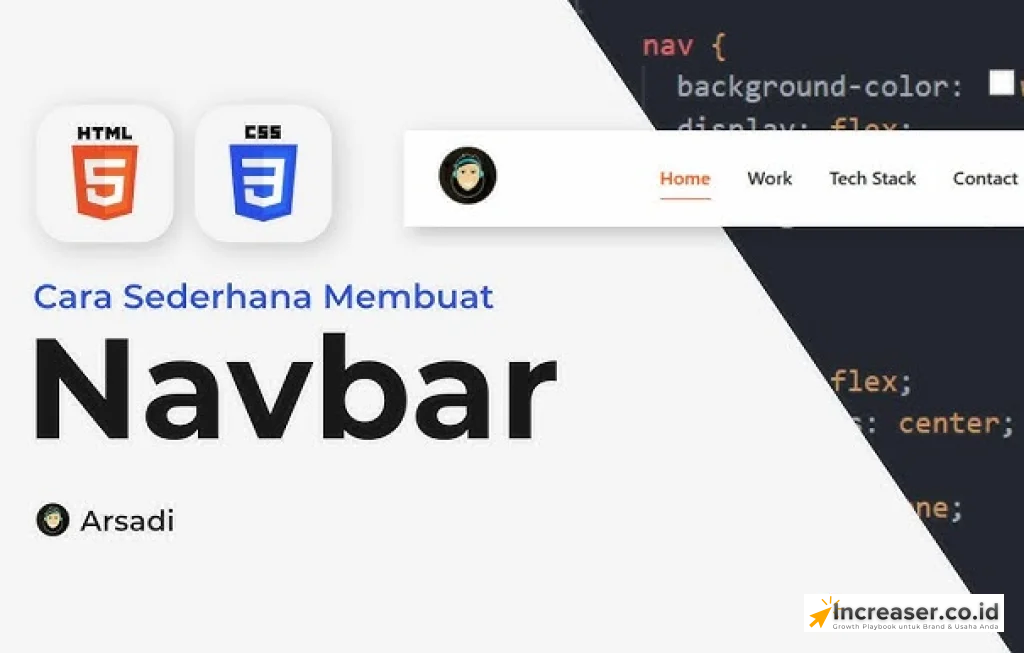 cara membuat website dengan html dan css
