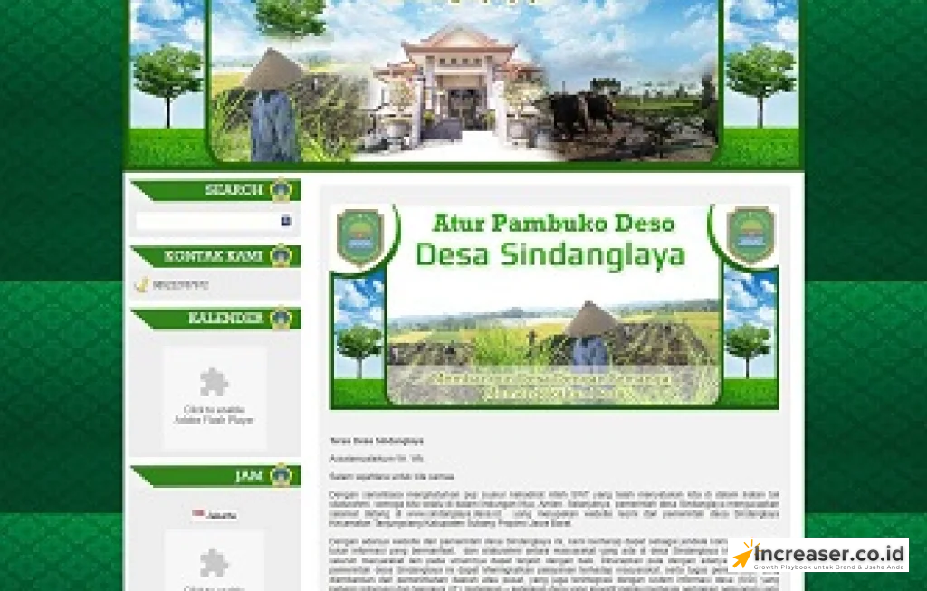 cara membuat website desa