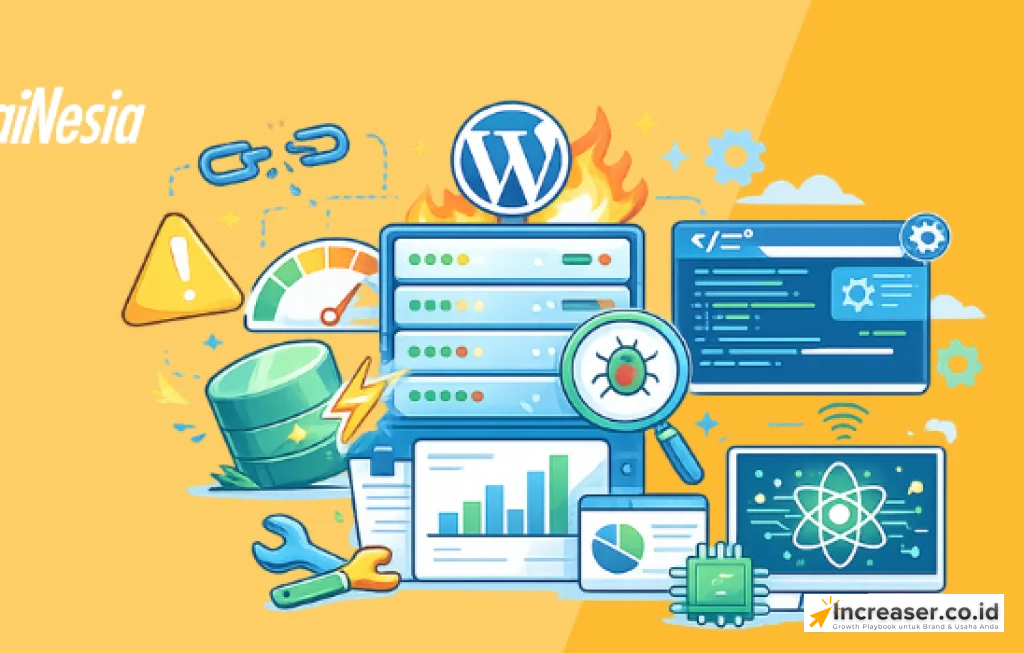 infrastruktur WordPress gagal