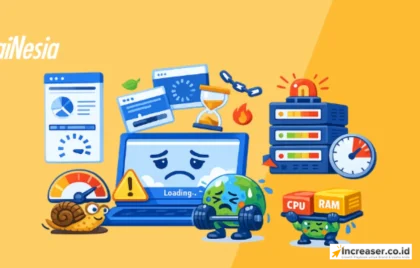 penyebab website lemot hosting