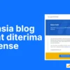 Rahasia Blog Diterima Adsense