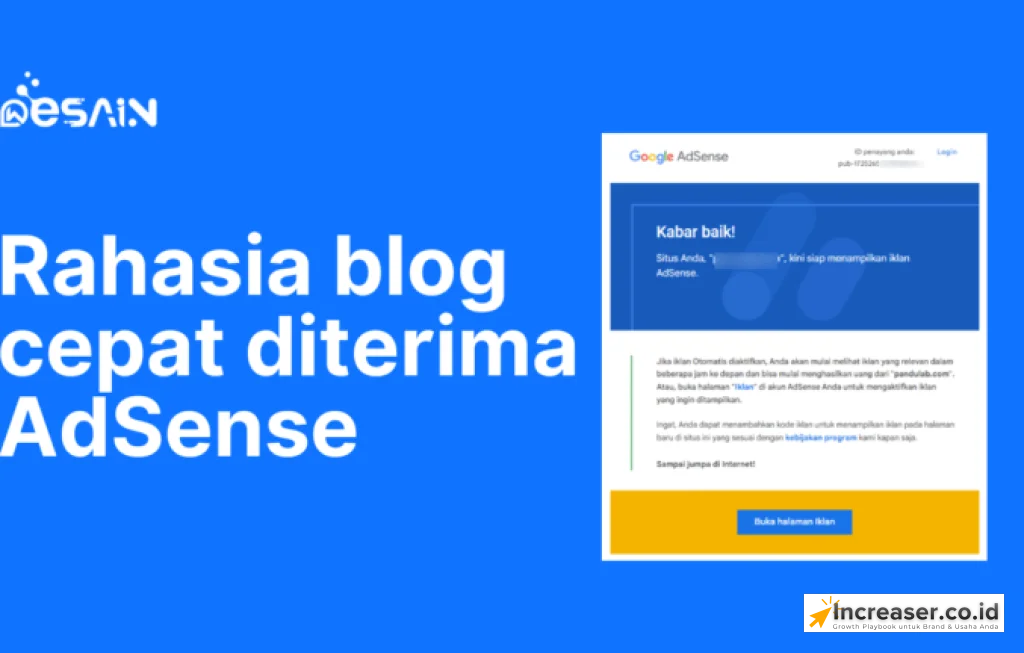 Rahasia Blog Diterima Adsense