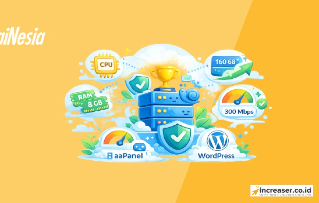 vps domainesia untuk aapanel wordpress